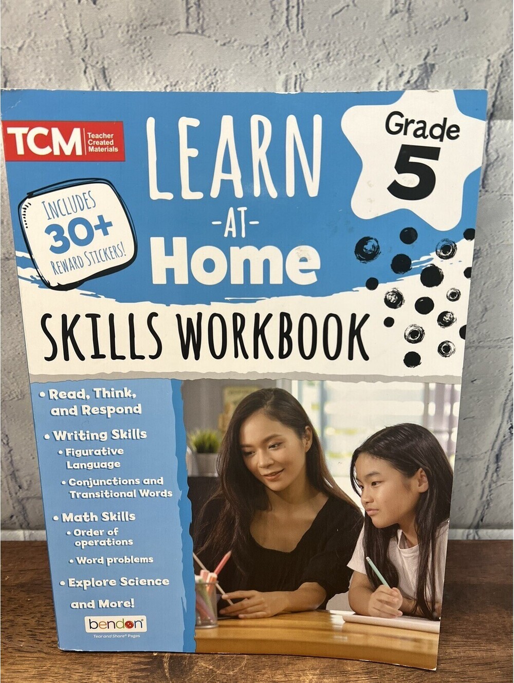 Grade 5 Homeschool Workbook teacher created materials learn education book TCM